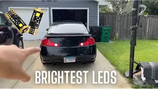Brightest led bulbs for any car ! - New sponsor for the G35