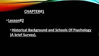 Historical background of psychology | Introduction to psychology | Psy-312 | By dear knowledge