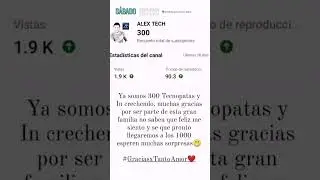 ❤️ 300 GRACIAS ❤️