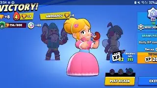 I got my piper to rank 25... ( My 6 rank 25 brawler.)