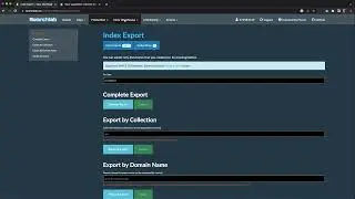 YaCy Searchlab Quick Introduction to Index Export / Import