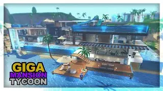 Giga Mansion Tycoon 🌴, Beach House, Floor 3, cost 8 billion, Part 3! in Roblox.