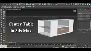 Center Table Modeling in 3ds Max | Center Table in 3d Max | Table Modeling | Coffee Table in 3ds Max