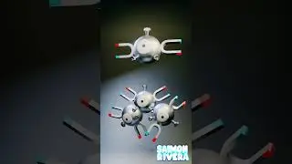 MAGNEMITE AND MAGNETON BLENDER 3D 