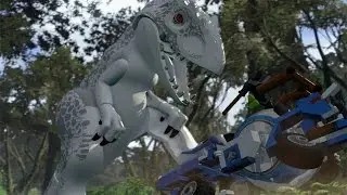 LEGO Jurassic World - 100% Free Play Guide #17 - Gyropscope Valley (All 10 Minikits + Amber Brick)