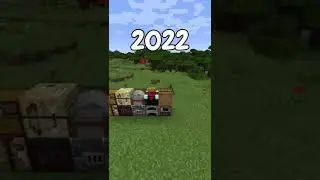 Minecraft Textures in 2012 Vs in 2022