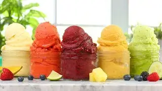5 EASY Fruit Sorbets | Dairy Free Summer Desserts!