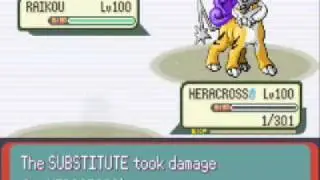 Pokemon Emerald :: Heracross vs Anabel's Team