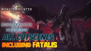 ALL CUTSCENES WITH MASTER RANK ARMOR SET - Monster Hunter World: Iceborne