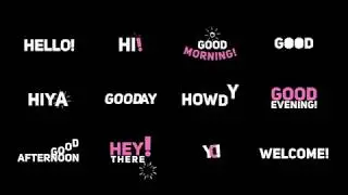 Free After Effects Phrase Kinetic Typography  - Download Free