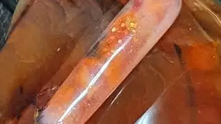Carneilian acrylic nail