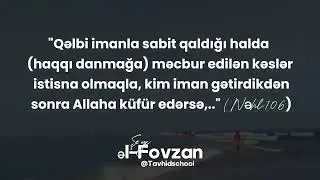 Salih Fovzan İslamı pozan əməllər