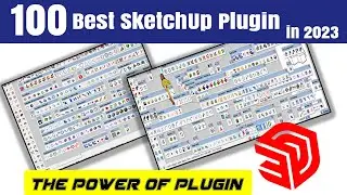 How to install Top 100 best plugins package in Sketchup 2023 | sketchup plugin | Sketchup Extension