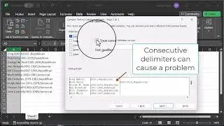 Microsoft Excel: Text to Columns Tutorial - Split Pasted Data Effortlessly
