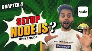 🚀 Setup Your Node.js Environment: Node.js, NPM, and Code Editor | Hindi 2024 🧑‍💻