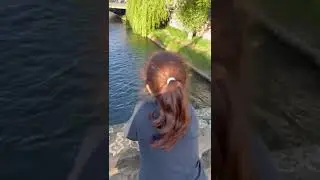 Наима наслаждается тёплой погодой в Страсбурге ☺️ 15.05.2022