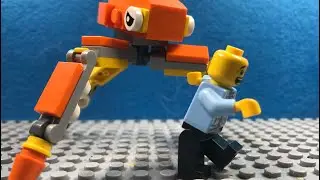 A Squid kills LEGO Man