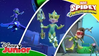 Skurkarnas bästa uppfinningar | Spidey och hans fantastiska vänner | Disney Junior Sverige