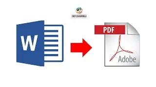 CARA MERUBAH FILE WORD KE PDF DENGAN CEPAT