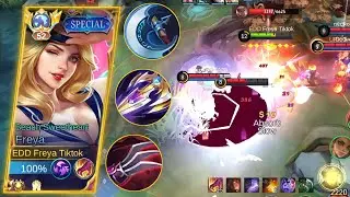SETTINGAN EMBLEM ASSASSIN FREYA HYPER VS ESMERALDA HYPER !!! BUILD FREYA HYPER | TOP GLOBAL FREYA