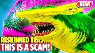 IT'S MASSIVE! GIANT SEA MONSTER DISCOVERED! Dino Spotlight (sea) Atlas Ark: Survival Evolved