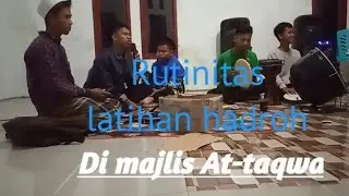 Rutinitas latihan hadroh# ya robbi sholli'ala muhammad#