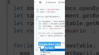 GOOGLE DOCS COM SCRIPTS