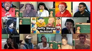 SUPER VERSION!!! SML Movie: Jeffy Skips School! REACTIONS MASHUP