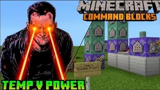 Billy Butcher Temp V Power in Minecraft Bedrock using Command Blocks