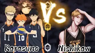 The Spike. Karasuno Vs Nishikawa. Road to pro. The Spike Volleyball Mobile 2023 - Mr.Vannet