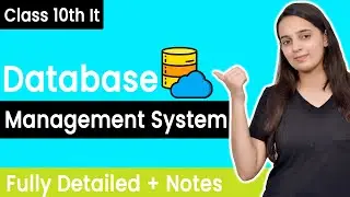 Database Management System (DBMS) Class 10 Code 402 | Class 10 Information Technology