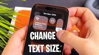 How To Change Font Size On iPhone 17 Pro / 17 Pro Max
