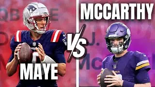 Dynasty Rookie Draft 2024 | J.J. McCarthy Vs  Drake Maye