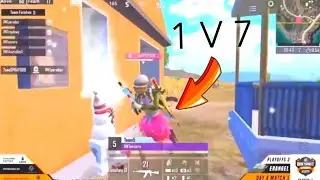 IMPOSSIBLE 1 V 7 ...🔥• BGMI Best Clutch• PUBG Epic Moment • 7SEA.SPRAYGOD