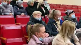 Собрание жителей Лиманчик-2г.Одесса в Суворовской районной администрации по отселению . Часть 1
