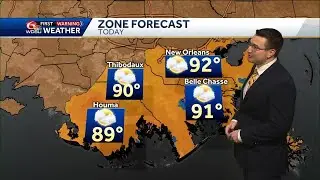 Another hot day. Storms possible Monday