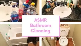 ASMR| BATHROOM CLEANING (NO TALKING)