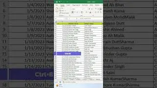 #shorts | excel trick to convert messy data into report |shorts