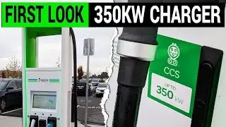 First Look at the 350kw Charging Station by Electrify America in California