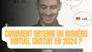 OBTENEZ un NUMÉRO VIRTUEL GRATUIT en 2024 ! (Fonctionnel !)