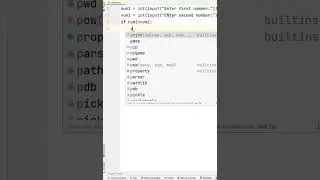 Two number comparison in Python 