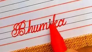 How to write  Names in cursive writing -3 ||  Beginner's handwriting practice.