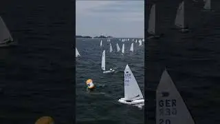 #kielerwoche 2024 - Tag 6: internationale Klassen mit der OK-Jolle #sailing