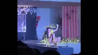 Beauty Queen FALLS in towering platform shoes during Queen of Basilisa 2022 National Costume