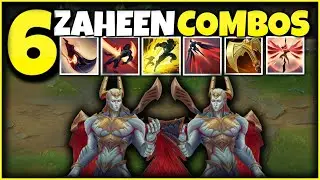 New 6 Basic Zaahen COMBOS That You Can Easy Learn & Master | League of Legends Zaheen Combo Guide