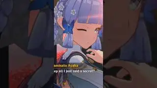 Ayaka Winks at Traveller 😍🤫 #genshinimpact #ayaka #traveller #genshinimpactbestship #genshinshorts