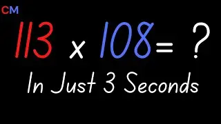 How to Multiply two numbers over 100 (FAST) | Math Trick
