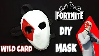 DIY- Cómo Hacer Máscara de Skin Comodín o Wild Card de Fortnite Battle Royale