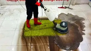 Pretty rug / lmplausible dirty carpet cleaning satisfying ASMR