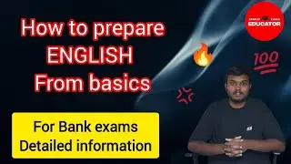 HOW TO PREPARE ENGLISH FROM BASICS FOR BANK EXAMS #bankexams #ibpspo #ibps #rrbpo #sbipo #rrbclerk